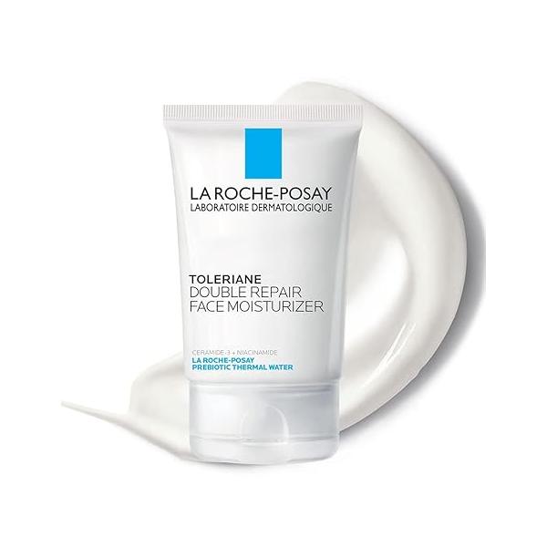 La Roche-Posay Toleriane Double Repair Face Moisturizer, Daily Moisturizer Face Cream with Ceramide and Niacinamide for All Skin Types, Oil Free, Fragrance Free