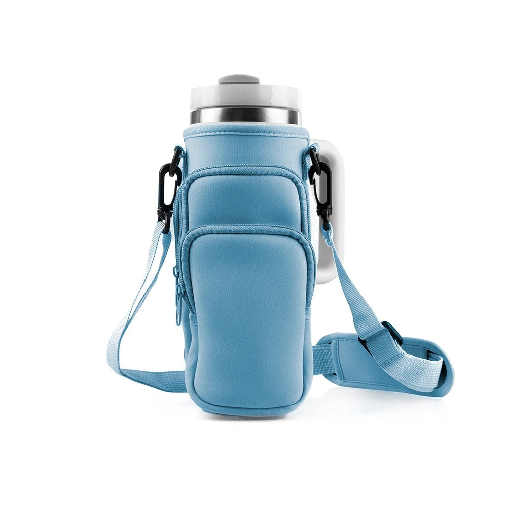 Water Bottle Cover for Tumbler in blue