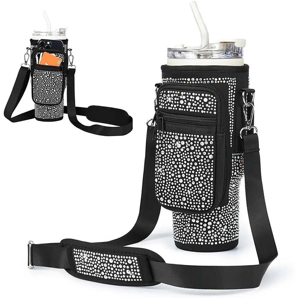 Tumbler Water Bottle Carrier Pouch