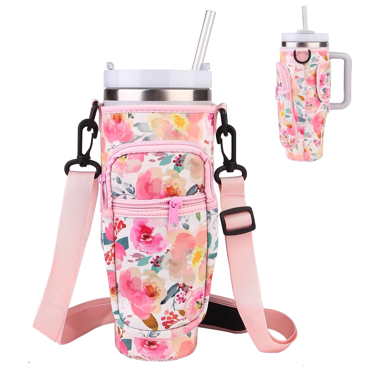 Portable Tumbler 40oz Water Bottle Bag