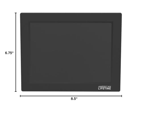 American Lifetime【New 2025】 Dementia Clock Large Digital Clock for Seniors, Alzeimer Clock Large Display with Custom Alarms, Clock with Day & Date for Elderly, Number Digital Calendar Black