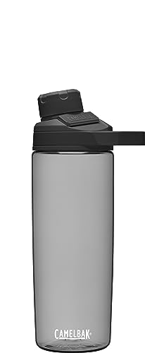 CamelBak Chute Mag BPA Free Water Bottle with Tritan Renew - Magnetic Cap Stows While Drinking, 50oz, Clear