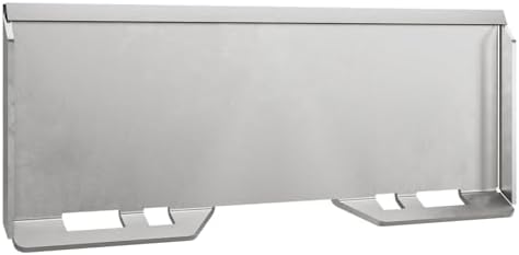 1/4" Skid Steer Attachment Plate, Steel Skid Steer Mount Plate, Quick Attachment Loader Plate Easy to Weld or Bolt to Different Accessories