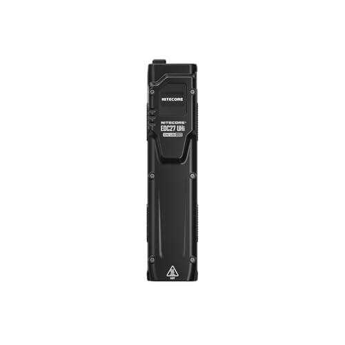 Nitecore EDC27 UHi 3100 lumens Flat EDC Flashlight, USB-C Rechargeable, High Lumen Slim with Digital Display and LumenTac Case