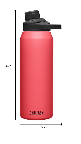 CamelBak Chute Mag 32oz Vacuum Insulated Stainless Steel Water Bottle, Wild Strawberry