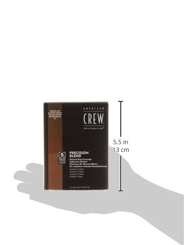 American Crew Men's Temporary Hair Color, Temporary Hair Dye, Natural Gray Coverage, Medium Ash, 1.35 Fl Oz