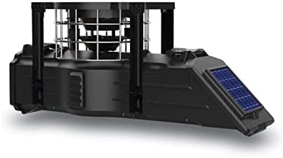 American Hunter Sunslinger Digital Weather Resistant Hunting Deer Game Feeder Kit with Integrated Solar Panel (6v Spring Top Battery Sold Separately) |Metal Spin Plate | Easy Setup