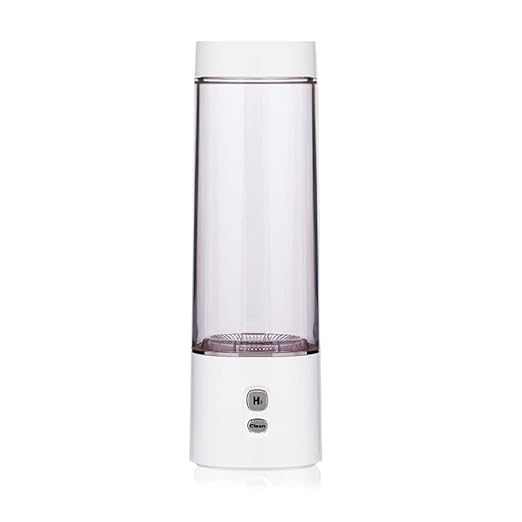Advanced Portable Hydrogen-Rich Water Bottle, Platinum Titanium Electrode, Rechargeable 1,200mA Lithium-Ion Battery
