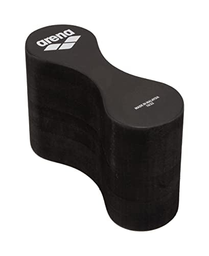 Arena Unisex Adult Freeflow Pull Buoy II Swim Training Aid for Competitive Swimmers or Beginners, Black, One Size