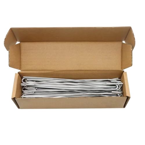 10 inch 100-Pack Chain Link Fence Ties, Heavy Duty 11 Gauge Aluminum Fence Tie Wires, Chain Link Hook Ties Dog Fence Slats for Chain Link Fence, Garden Fence, and Dog Fence Repair