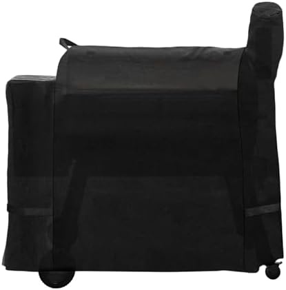Outdoor Heavy Duty Waterproof Pellet Grill Cover for Traeger 34,Pro 34 Series Wood Pellet Smoker Grill,Texas and More,Full Length All Weather Protection Grill Cover for Traeger BAC380 BAC504,Black