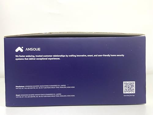 ANSQUE Security Cameras Wireless Outdoor Home System, 2 Camera Kit, No Subscription Fees, Solar Powered, Local Storage, 365-Day Battery Life, 360°PTZ Surveillance, Auto Tracking, 2K Color Night Vision
