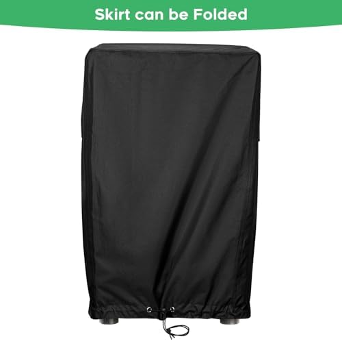 30-inch Waterproof Smoker Cover fits for Masterbuilt/East Oak and Most 30-inch Vertical Smoker Models with or Without Legs, Foldable Skirt,25.5"x 25.5" x 41.5",Heavy Duty 600D Polyester