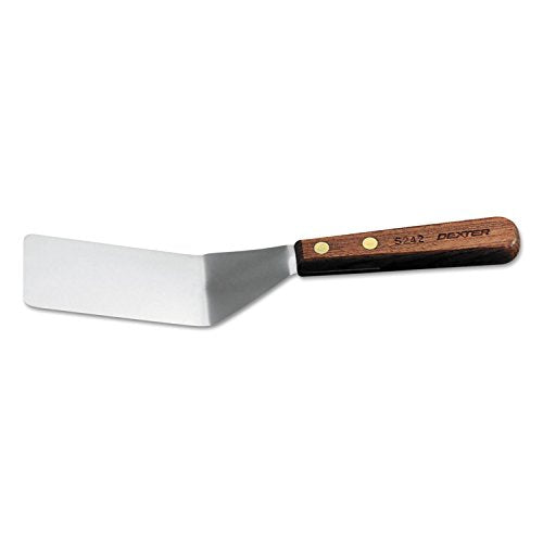 Dexter-Russell 4"" x 2½"" Pancake Turner", Silver/Brown