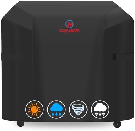 Comnova Grill Cover for Traeger Flatrock - Premium Flat Top Griddle Cover for Traeger Waterproof & Heavy Duty, 600D Gas BBQ Cover Accessory for Treager Flatrock Flat Top Grills (BAC751)