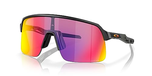 Oakley Men's OO9463A Sutro Lite Low Bridge Fit Rectangular Sunglasses, Matte Transparent Fern Swirl/Prizm Bronze, 39 mm