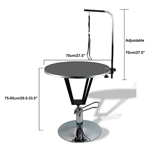 Dog/Cat/Pet Grooming Table Trimming Table Hydraulic Dog Grooming Table for Dogs Cats, Professional Grooming Table w/Adjustable Overhead Arm and Noose for Pet
