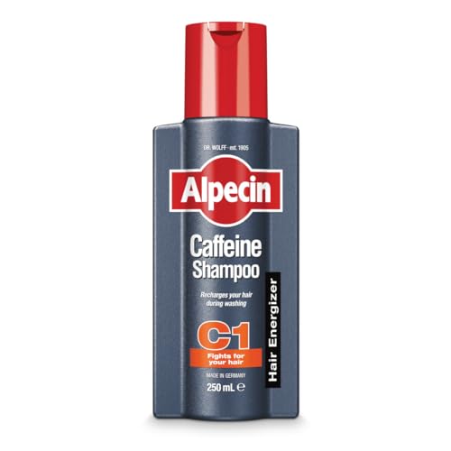 Alpecin C1 Caffeine Shampoo, 8.45 fl oz, Cleanses the Scalp to Promote Natural Hair Growth, Leaves Hair Feeling Thicker and Stronger