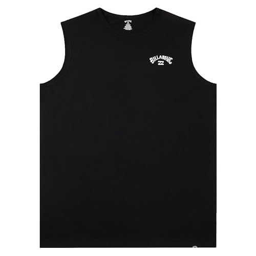 Billabong Big and Tall Sleeveless Shirts for Men - Cotton Mens Muscle T Shirts White