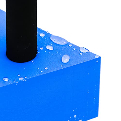 Trademark Innovations 12" Triangular Aquatic Exercise Dumbells - Set of 2 - for Water Aerobics, Blue