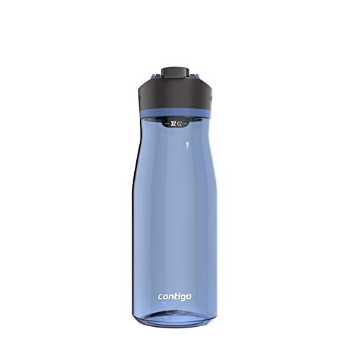 Contigo Cortland Spill-Proof Water Bottle, BPA-Free Plastic Water Bottle with Leak-Proof Lid and Carry Handle, Dishwasher Safe
