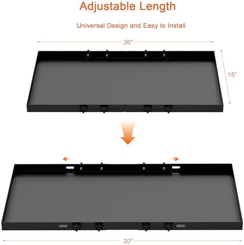 Adjustable Grill Storage Shelf for Traeger Pro 22 and 575 Series Pellet grills, Bottom Shelf Grill Accessories for Traeger Pellet Grills