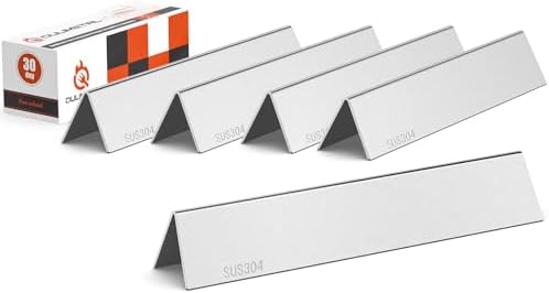 QuliMetal 17.5" SUS304 Flavorizer Bars for Weber Genesis 300 Series (2011-2016) - Fits E-310, E-330, S-310, S-330 with Front Control Knobs, SUS304 Heat Plates Replacement for Weber 7620 7621