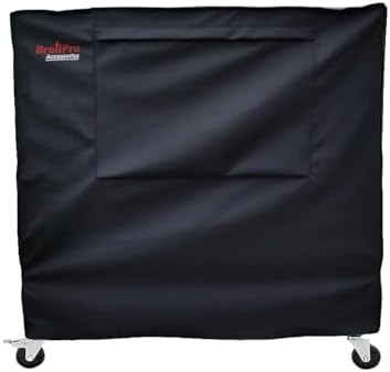 Waterproof 80 Qt Rolling Cooler Cart Cover Fits Most Patio Ice Chest Party Cooler Upto 34L x 20W x 32H inch-Black