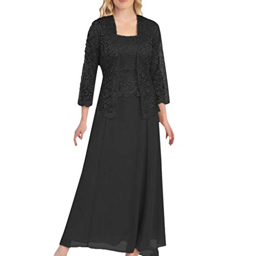 Aniywn Women Plus Size Two Piece Long Sleeve Party Dress