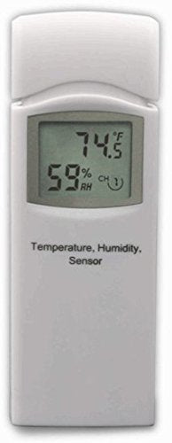 Ambient Weather WH31E Thermo-Hygrometer Sensor for WS-2902, WS-2000, WS-5000, WS-1965, WS-4000, WS-3000 and ObserverIP Series Weather Stations