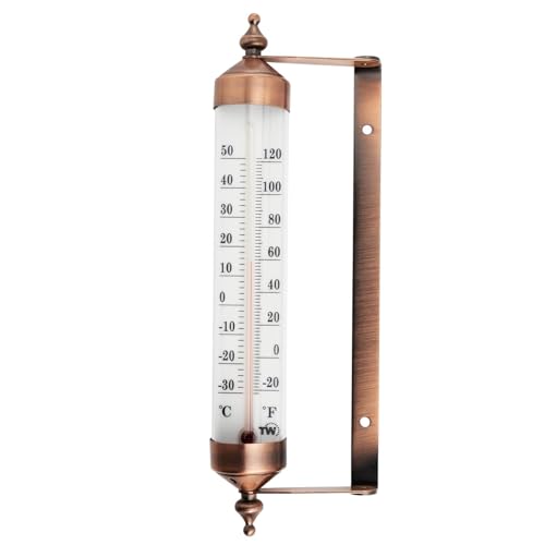 10 inches New Premium Steel Outdoor Thermometer