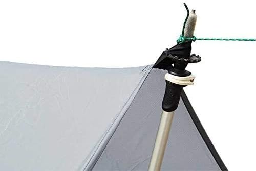 LiteOutdoors Silnylon Tarp - 16.9 Oz. 10' x 12' - Ultralight Backpacking Tarp or Hammock Tarp (Grey, 10' x 12')