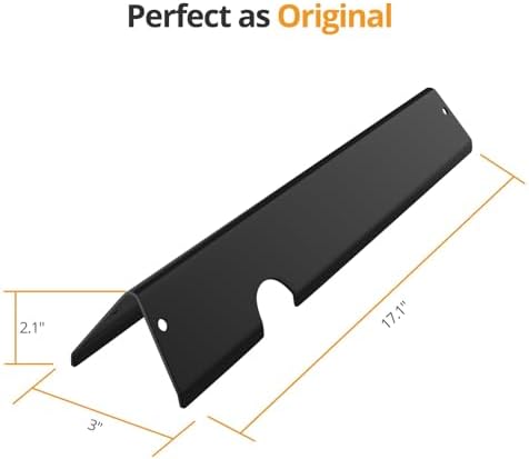 17.1" Flavorizer Bars for Weber Genesis II GS4 300 Series 3-Burner – Fits E-310/E-315/S-310/S-335, Replaces OEM 66795 – Porcelain-Enameled Steel, 5-Pack