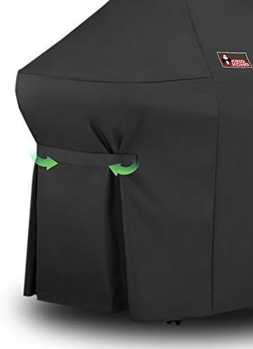 7108 Premium Grill Cover for Weber Summit 400-Series Gas Grills (Compared to The Weber 7108 Grill Cover) Including Grill Brush and Tongs