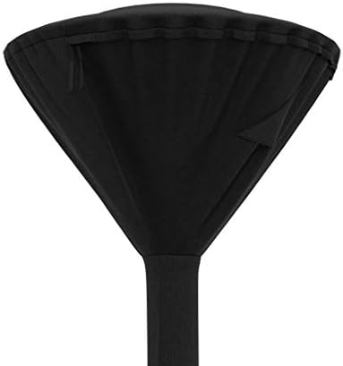Amazon Basics Outdoor Round Stand Up Patio Heater Cover, Black, 36"L X 36"WX 95"