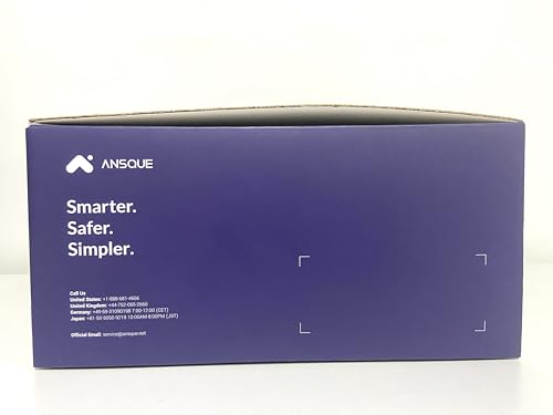 ANSQUE Security Cameras Wireless Outdoor Home System, 2 Camera Kit, No Subscription Fees, Solar Powered, Local Storage, 365-Day Battery Life, 360°PTZ Surveillance, Auto Tracking, 2K Color Night Vision