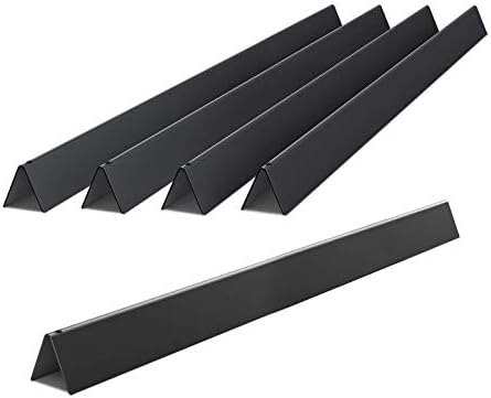 X Home 24.5-Inch Heavier Flavorizer Bars Replacement for Weber Genesis 300 Series (Side-Mounted Control), Genesis E-310 Grill Parts, Porcelain-enameled, 5-Pack