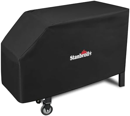 Stanbroil 28" Griddle Cover for Blackstone 2 Burner Grills, 600D Heavy Duty Waterproof Anti-UV Canvas Flat Top BBQ Cover for Blackstone 28" Outdoor Cooking Gas Grill Griddle