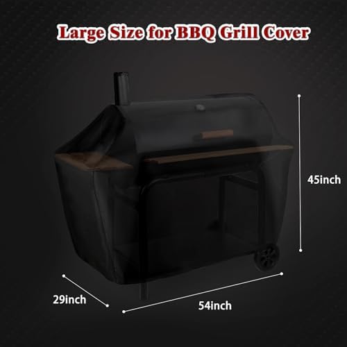Charcoal Grills Cover for Royal Gourmet CC1830W 30 Barrel Charcoal Grill for CC1830S Grill,Water-Resistant BBQ Grill Cover Outdoor Grill Cover Barbeque Cover