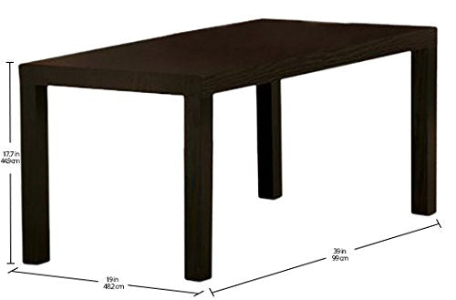 Ameriwood Home Parsons Coffee Table, Espresso
