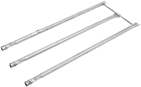 Gassaf Burner Tube Set Replacement for Weber 67820 67722, Genesis 300 Series E310 E320 EP310 EP320 S310 S320 (2007-2010)with Side Control Knobs, 34-1/4 inch 304 Stainless Steel durable Burner