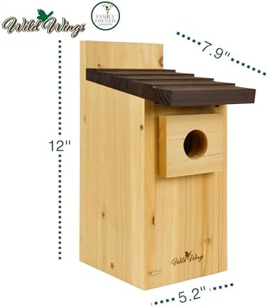 Wild Wings WWCH3 Cedar Blue Bird Box House