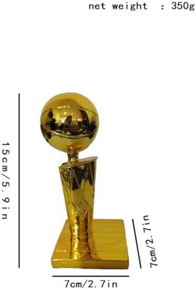 Replica Basketball Champion Larry O'Brien Trophy, Golden State Crafts Souvenir Plated Award Model Cup Fans Gift