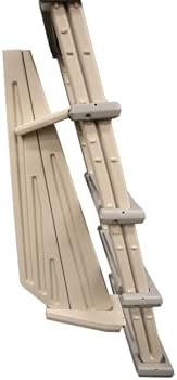 Confer Plastics 6000X Heavy Duty Above Ground in-Pool Swimming Ladder for Decks Adjustable from 42IN to 56IN HIGH