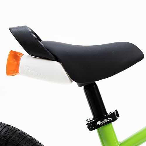 Royalbaby EZ Toddlers Kids Bike, 14 Inch Balance & Pedal Convertable Bicycle, Beginners Learning Bike for Boys Girls Ages 3-5 Years, 14" Wheel White