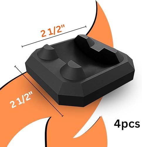 1/4" Griddle Leveling Shims Kit for Blackstone – 4-Pack Levels Leveler Tool for Precise Cooking – BBQ & Griddle Accessories for Black Stone, Grill Accessories, Electric Griddle - Made in USA