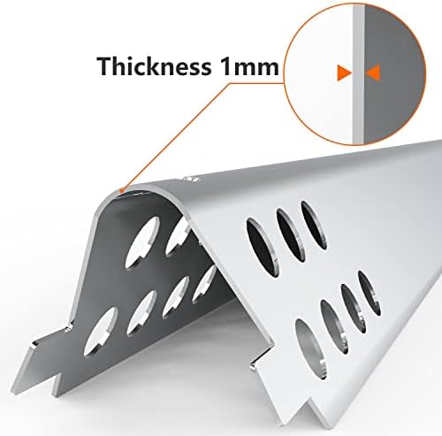 Grill Part Kit for Charbroil Performance 5 Burner Gas Grills 463347519, Replacement for Char-broil 463347017 463335517 463276517 463244819, Heat Plates, Burners, Adjustable Crossover Tube, Ignition