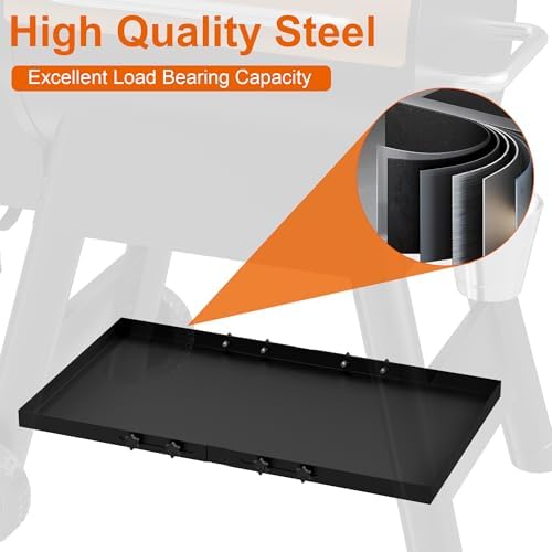 Adjustable Grill Storage Shelf for Traeger Pro 22 and 575 Series Pellet grills, Bottom Shelf Grill Accessories for Traeger Pellet Grills