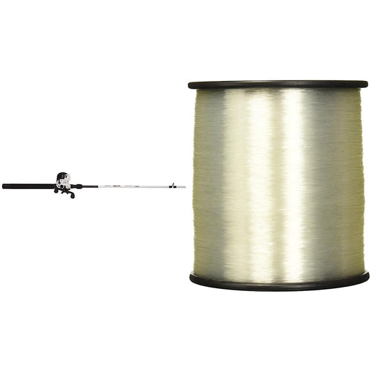 Ugly Stik 7’6” Walleye Round Fishing Rod and Reel Walleye Combo, Ugly Tech Construction & Berkley Trilene® Big Game™, Clear, 20lb | 9kg, 650yd | 594m Monofilament Fishing Line