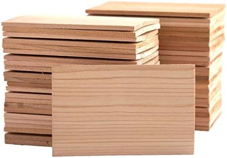 Wildwood Grilling Bulk 50-Pack 5" x 7" Western Cedar Grilling Planks Perfect Quantity for Restaurants, Chefs, and Deli's - Great for Adding Flavor and for Presentation - USA-Made and Sourced